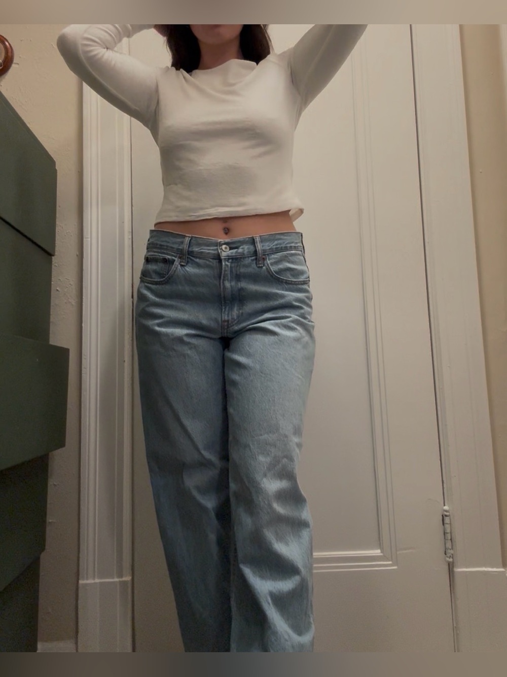 Princess Polly white off the shoulder top
